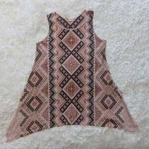 Altar'd State Geometric Patterned Tank Top
